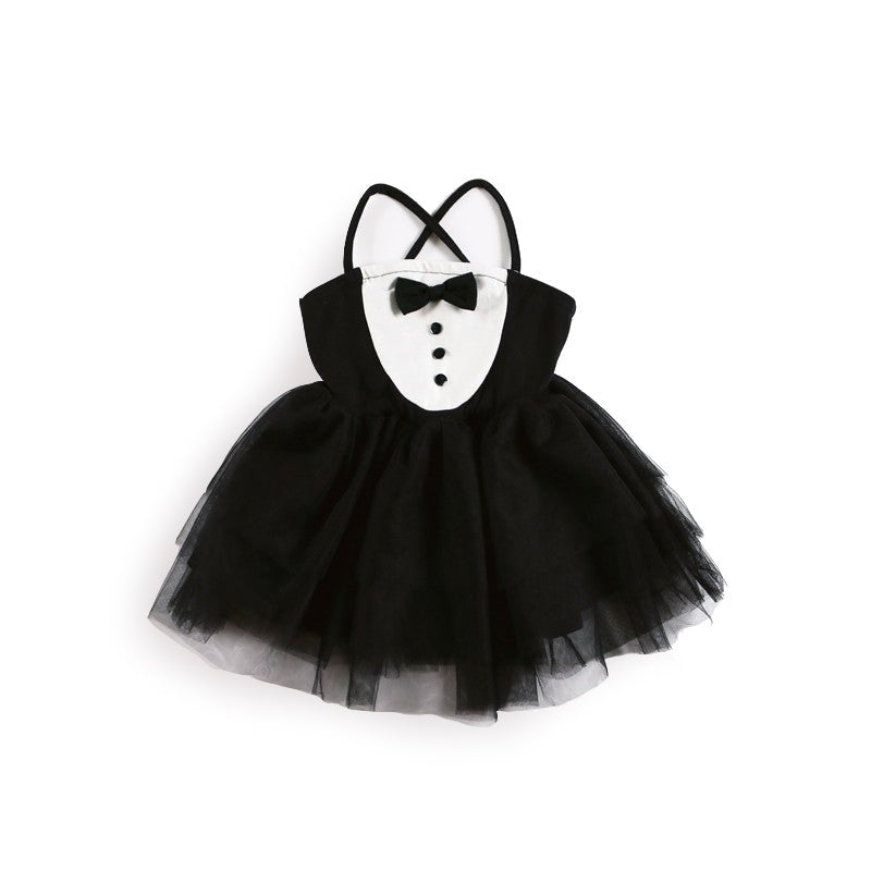 Black and white costume