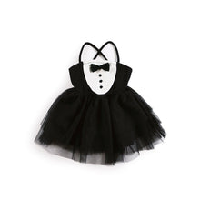 Black and white costume