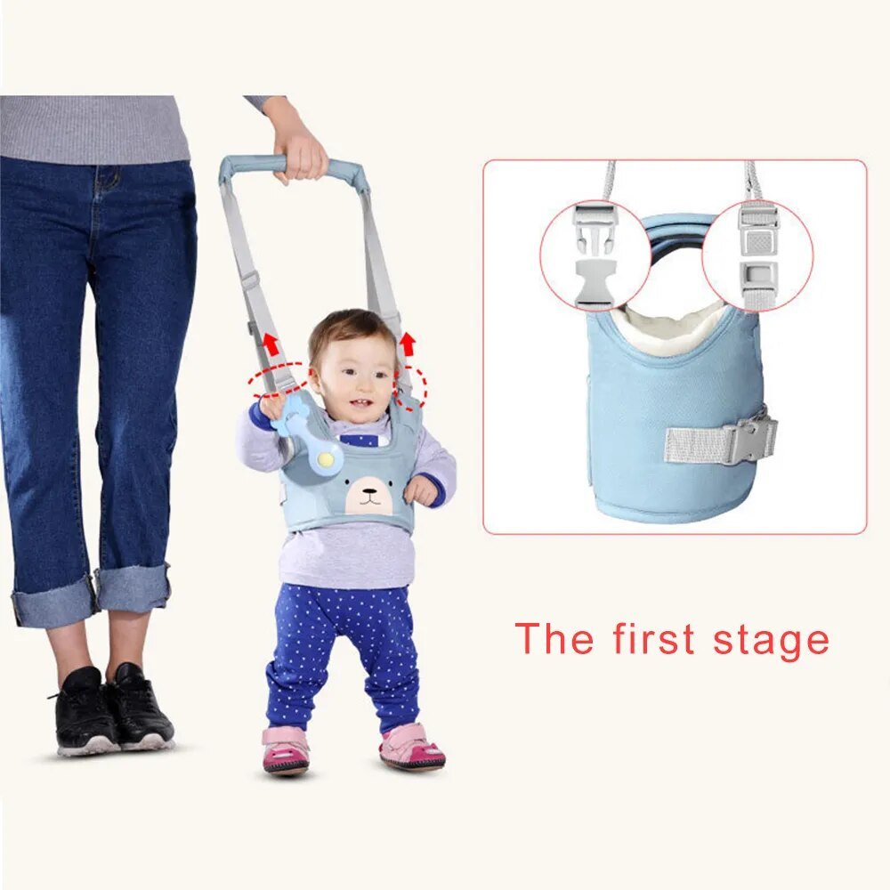 Child using a baby walker