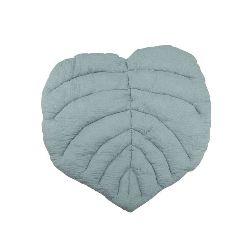 Heart-shaped cushion with a textured surface