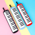 IRIN 32-Key Melodica Keyboard set in four colors displayed for kids music learning and gifting.
