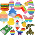 Kawaii Animal Fidget Toys collection displayed together showing assorted pop-it shapes for sensory play and gifting.