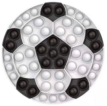 Kawaii Animal Fidget Toy in a circular black-and-white bubble design for classic pop-it stress relief.