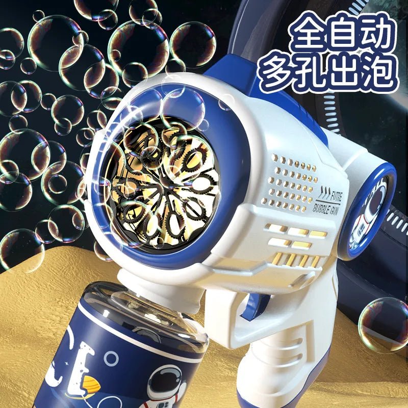 Bubble gun with bubbles