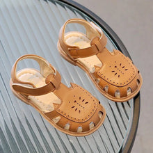 Fashion Soft Bottom Beach Sandals for Kids style G slip-on shoes for beach outings, poolside play, and summer walks, front view.