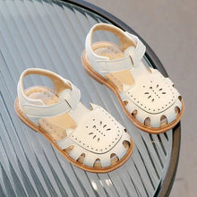 Fashion Soft Bottom Beach Sandals for Kids style H slip-on shoes for beach outings, poolside play, and summer walks, front view.