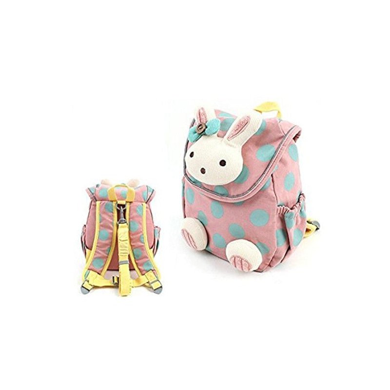 Children's backpack with rabbit design