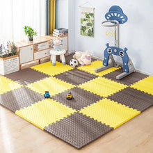 Kids Foam Puzzle Play Mat interlocking tiles offering indoor cushioned flooring for kids' rooms.