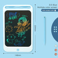 Small electronic drawing board with colorful drawings.