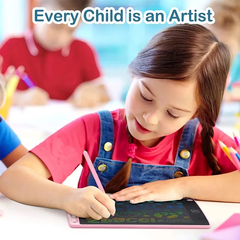 Kids LCD Writing Tablet used with a stylus for free drawing, art practice, and creative after-school activities.