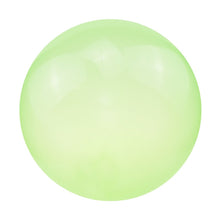Soft Water Filled Bubble Ball in light green for gentle outdoor play with kids.