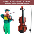 Adjustable String Kids Play Violin toy instrument used by a child to practise music and build early rhythm skills.