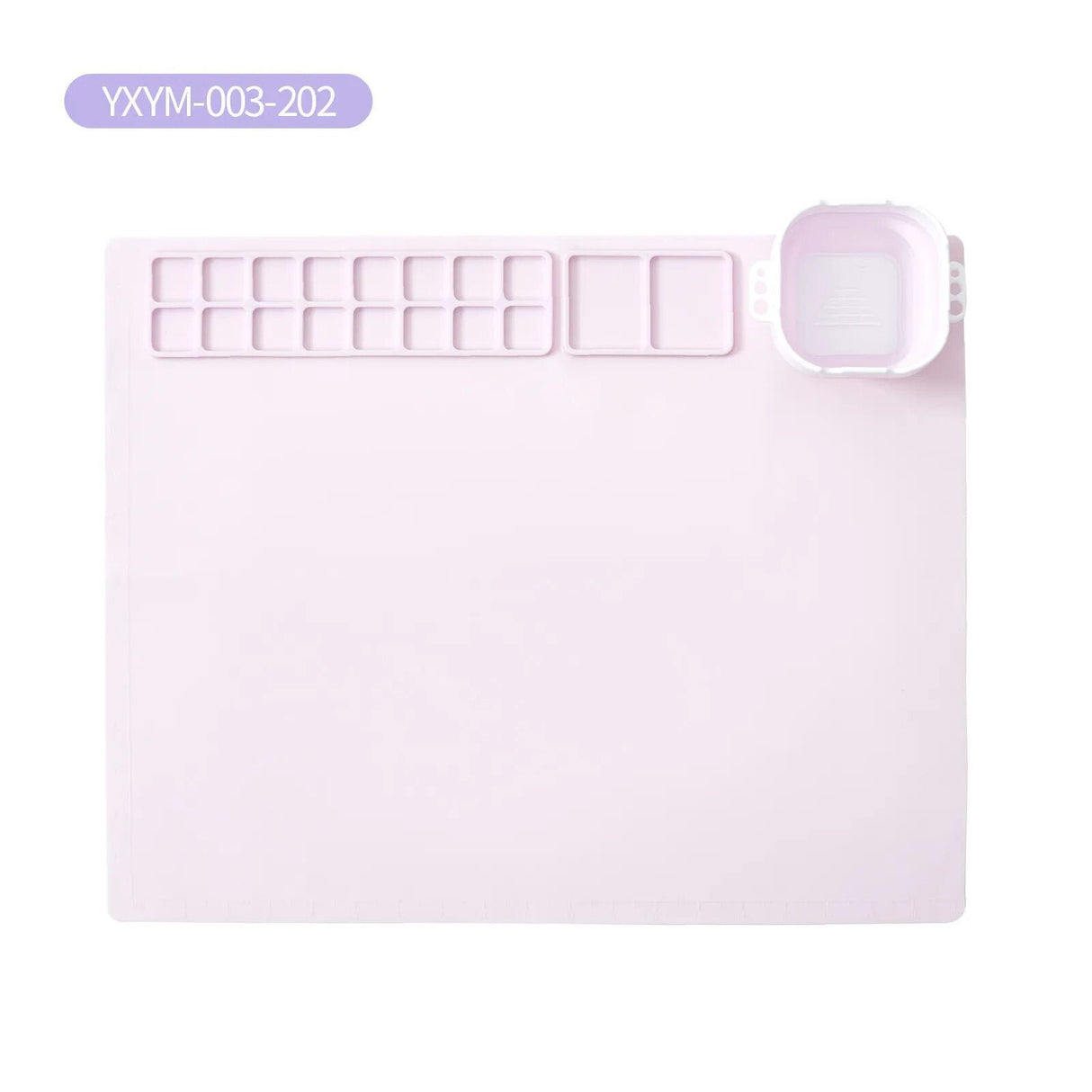 Clear phone case with cutout.