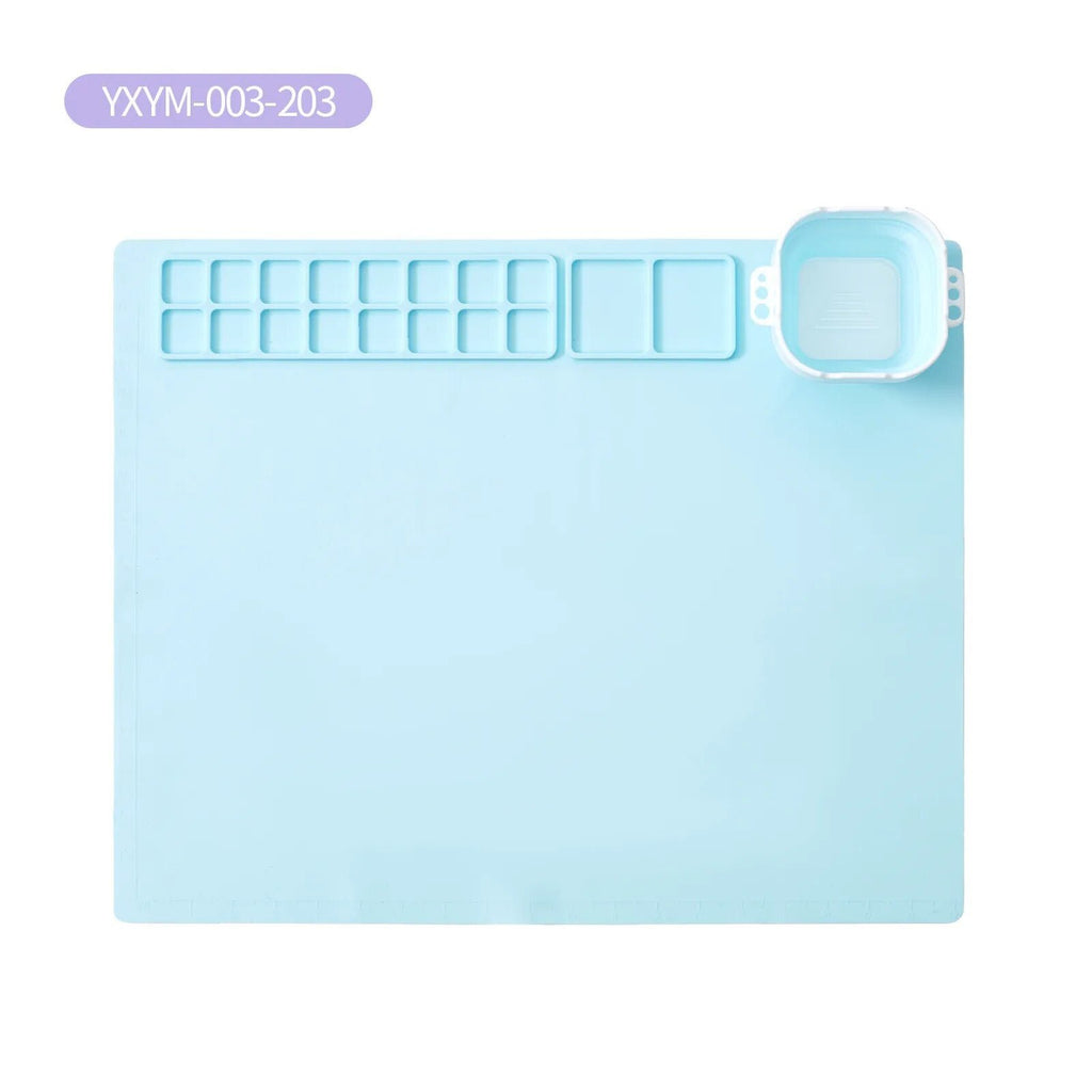 Clear plastic sheet with cutouts