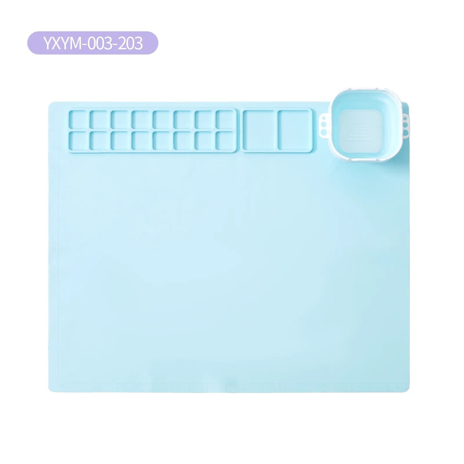 Clear plastic sheet with cutouts