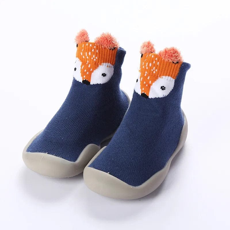 Spring Fall Kids Walking Floor Socks additional pair view for choosing safe non-slip indoor wear for toddlers.