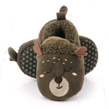 Knit Baby Slippers anti-slip sole detail giving steady grip for babies taking first steps on smooth floors.