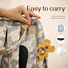 Koala Silicone Teether Handbell Rattle teething toy for babies to chew, shake, and hold during floor play.