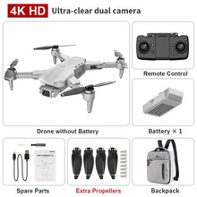 L900 Pro SE Drone component checklist showing the full kit included with purchase.