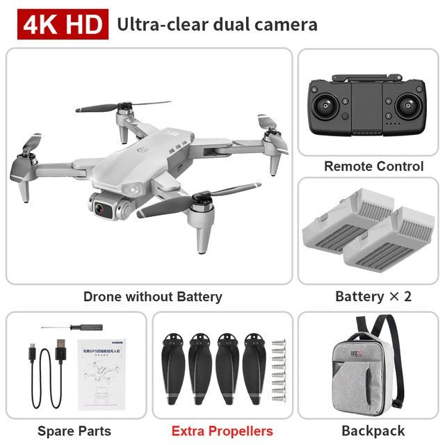 L900 Pro SE Drone shown with retail packaging and full kit for gift-ready presentation.