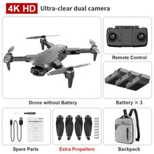 L900 Pro SE Drone with backpack and spare parts for convenient outdoor flying trips.