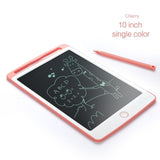 10-inch electronic drawing tablet with pink frame and pen.