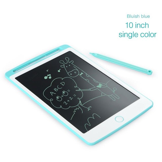 10-inch electronic drawing tablet with a pen.