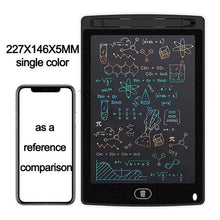 LCD Writing Tablet screen showing chemical formula writing for kids study and homework practice.