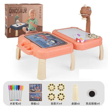 LED Projector Kids Art Table dinosaur design for easy tracing and drawing practice.
