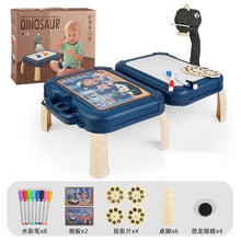 LED Projector Kids Drawing Table with a dinosaur theme for imaginative play.