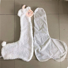 Lovely Alpaca Plush Pillow Toy in white Japanese style for soft stuffed play.