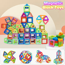 Magnetic Building Blocks, colorful magnetic block toys, for classroom and homeschool learning activities.
