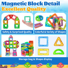 Magnetic Building Blocks, colorful magnetic blocks, for gifting to preschoolers and toddlers.