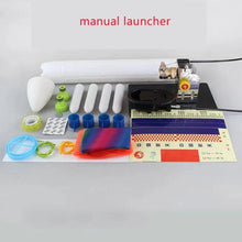 Manual start water jet rocket launcher components for hands-on outdoor play and STEM learning.