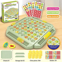 Memory Flipped Fun box, board and sticker sheets with callouts for logical thinking and memory training
