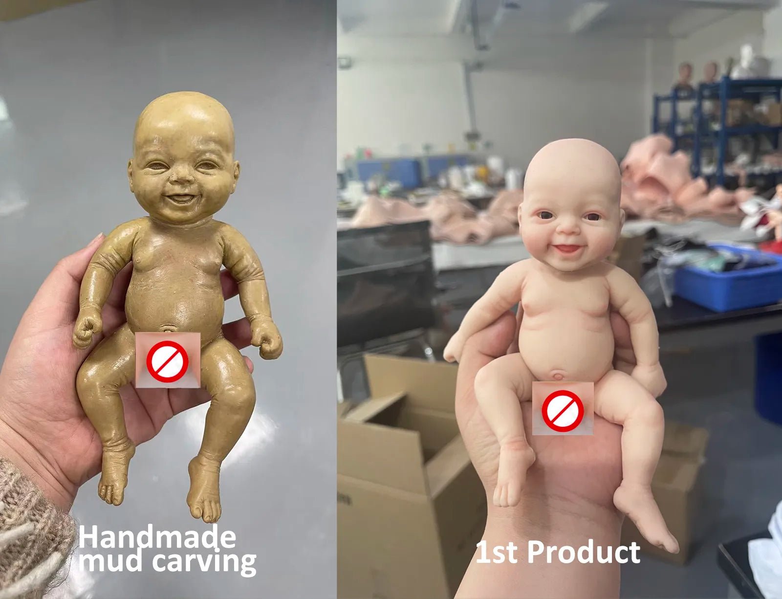 Micro Preemie Silicone Baby Doll Noah handcrafted detail comparison for collectors choosing a quality mini reborn doll.