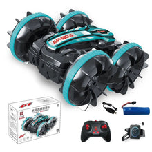Amphibious RC Stunt Car mini waterproof build for offroad and pool play.