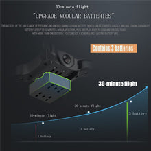 Mini RC drone with modular battery pack for extended flight time and easy upgrades.