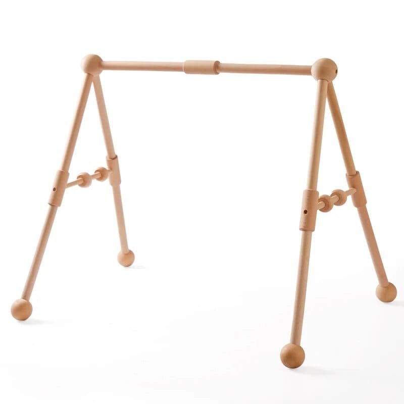 Wooden baby swing stand