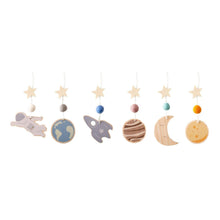 Montessori style wooden baby gym and teether set as a newborn gift idea for baby showers and first birthdays.