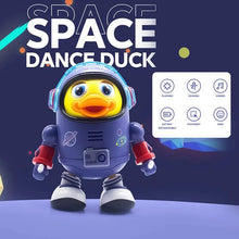 Musical Baby Duck Robot electric dancing toy showing space dance control panel for interactive playtime.