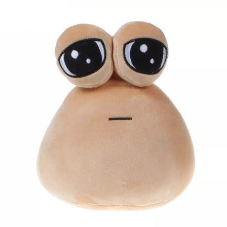 Small plush toy with large eyes.