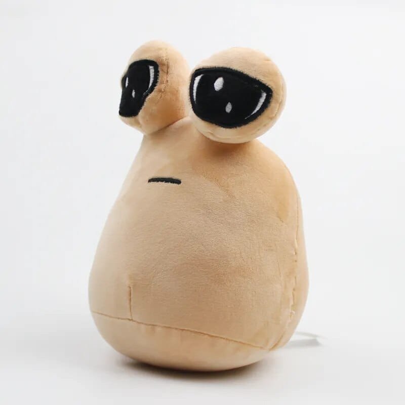 My Pet Alien Pou soft plush creature doll in handheld size for backpack clips, car rides, and comfort play.