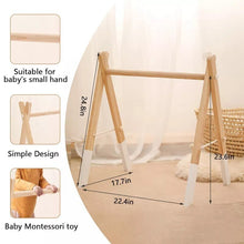 Wooden baby Montessori toy.