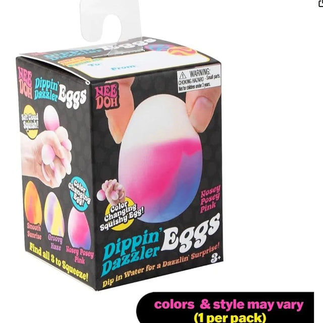 Box of Dippin' Dazzler Eggs with color-changing feature 