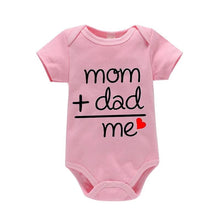 Newborn Letter Print Romper unisex bodysuit close up detail for soft cotton comfort wear.