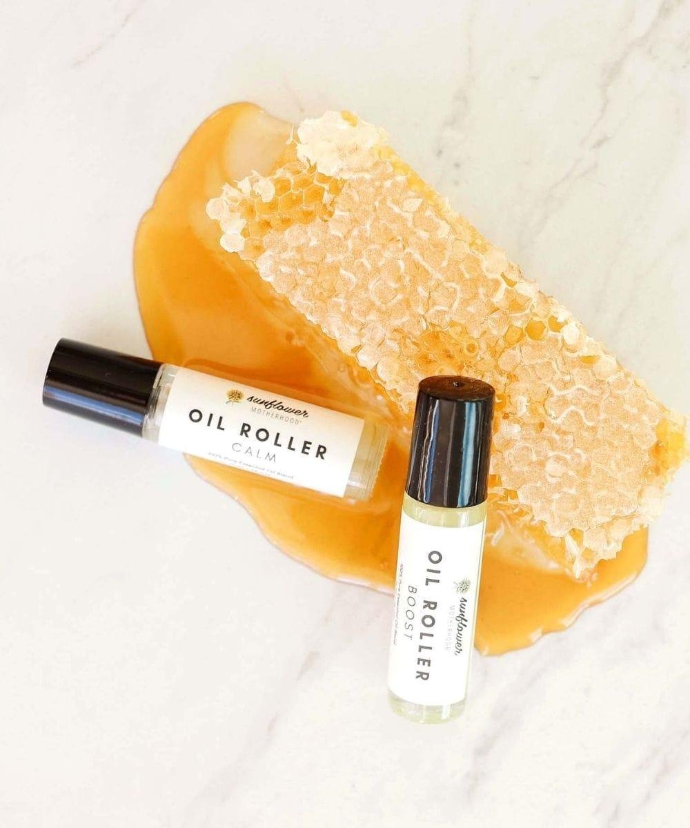 Oil Roller Duo aromatherapy roller bottles for on-the-go stress relief, mood support, and daily relaxation.
