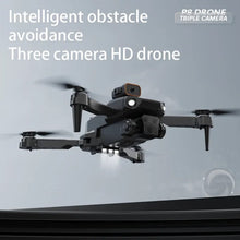 P8 Pro three camera HD drone with obstacle avoidance for confident outdoor flying and aerial video.