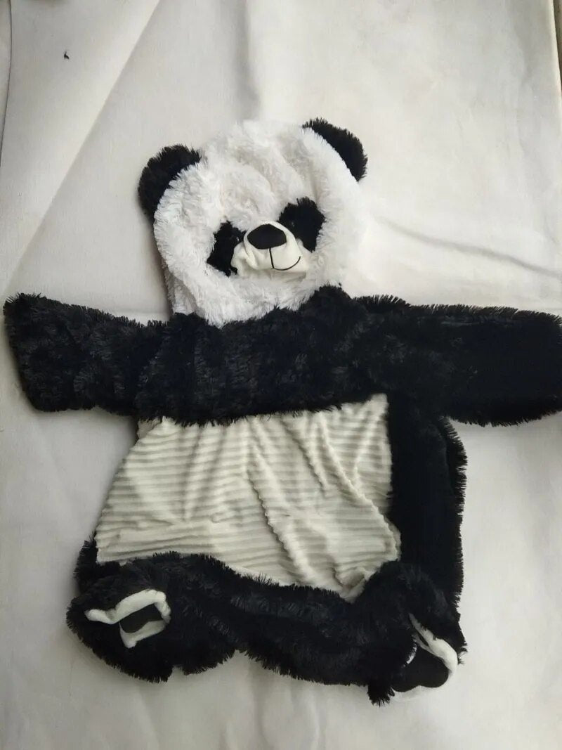 Panda plush baby seat sofa soft animal chair studio view for toddler seating, nursery decor, and birthday gifting.