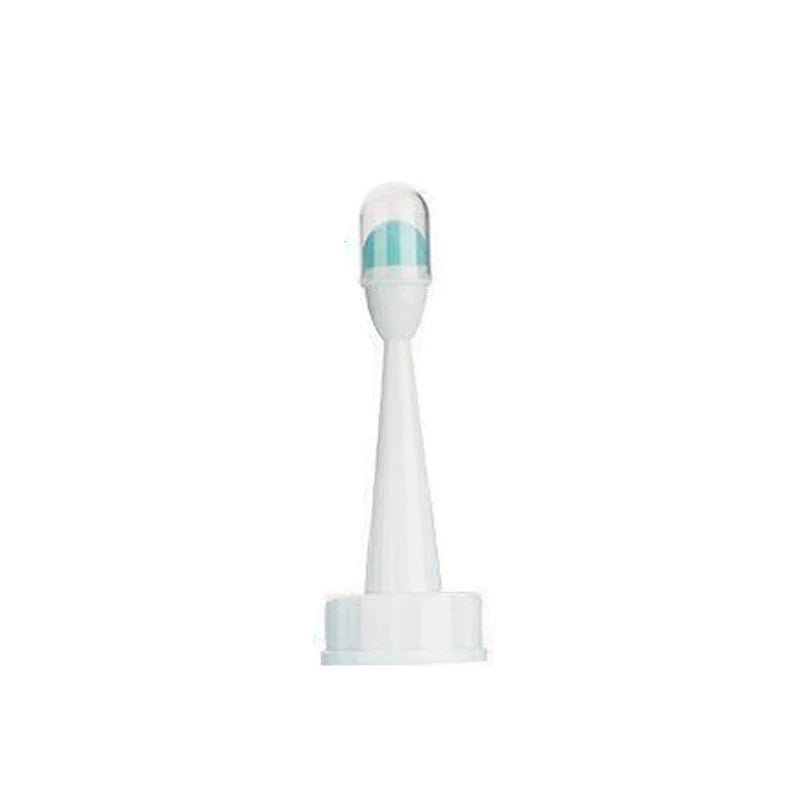 White Peri Bottle nozzle head with blue accents, designed for gentle perineal cleansing flow.